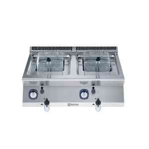 371067 Electrolux 2x7 literes gázüzemű asztali olajsütő, fritőz