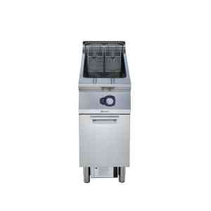 391331 Electrolux 23 literes gázüzemű olajsütő, fritőz zárt tárolóval
