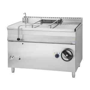 GBS125.912 Gasztrometál 120 literes gázüzemű billenő serpenyő, ​inox fenékkel 