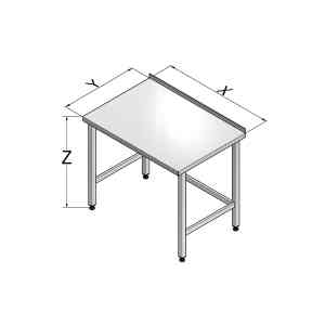 GA 10-166-01​ Gasztrometál munkaasztal