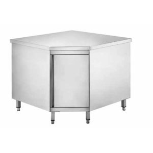 Forcar BURKOLT SAROK ASZTAL NYILLÓ AJTÓVAL ALSÓ POLCCAL 1000x1000x700x850/950-ES (GDCC10107)